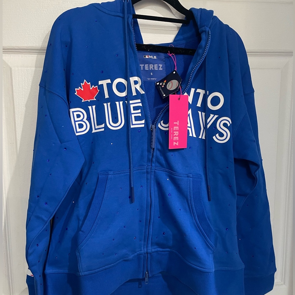 Terez x MLB Toronto Blue Jays Women’s Embellished Hoodie - Picture 2 of 5